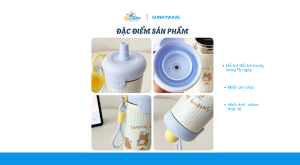 bình nước giữ nhiệt cute